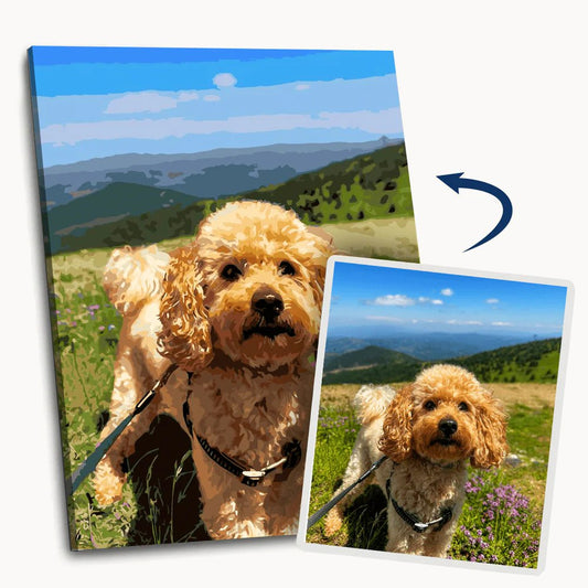 Memory Canvas: Numbered Paint Kit